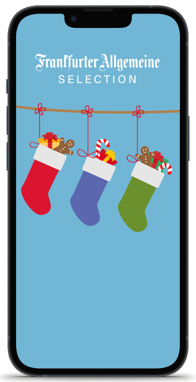 iPhone mit Advent Illustrationen
